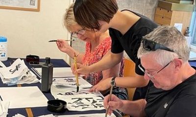 Japanese Calligraphy Cultural Experience in Tokyo