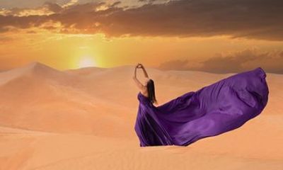 Flying Dress Photoshoot Experience in Agafay Desert