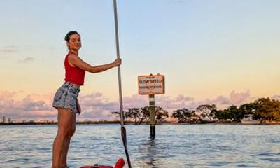 Full Moon Paddle to Pelican Island in Miami