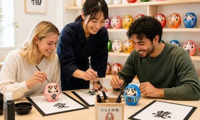 Lucky Daruma Asakusa Create Your Own Daruma Experience
