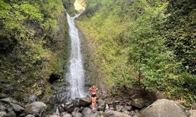 Secret Waterfall and Bamboo Forest Hike with pick up