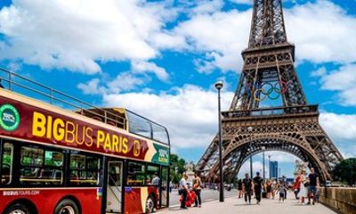 Paris Open Top City Sightseeing Bus Tour Ticket
