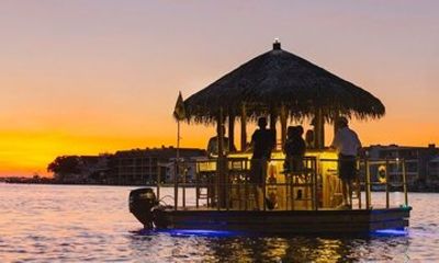 Sunset Private Tiki Cruise 1.5 Hour Coastal Adventure