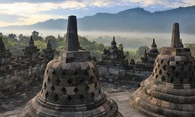 Borobudur Climb Up Access and Prambanan Temple Private Tour