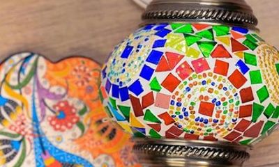 Traditional Turkish Mosaic Lamp Workshop in New Westminster