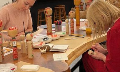 Create Your Own Traditional Japanese Kokeshi in Shibuya