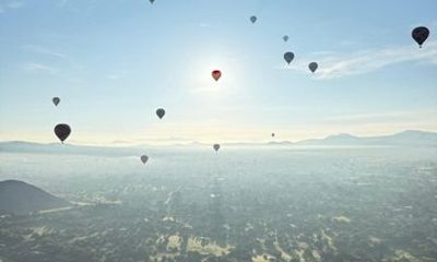 Balloon flight over Teotihuacan Round trip