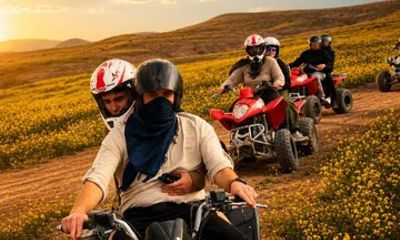 Marrakech Agafay Desert Quad Bike and Camel Ride with Dinner Show