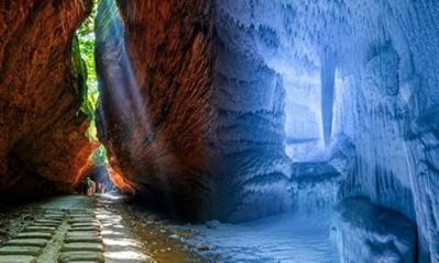 Hidden Wonders China Antelope Canyon and Ancient Ice Cave