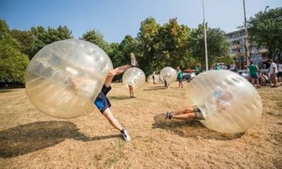 Budapest Bubble Football Experience with Beer