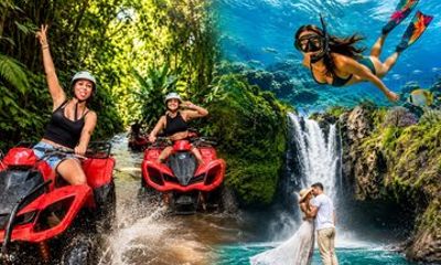 Bali ATV Snorkeling and Waterfall Adventure with Lunch