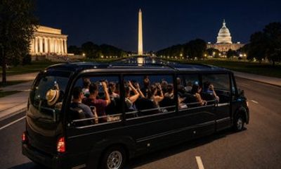 Washington DC Sunset and Night Monuments Minibus Tour