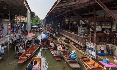 Bangkok Full Day Famous Temples and Floating Market Tour