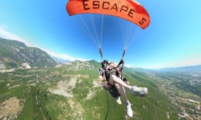 Tirana Tandem Paragliding Adventure from Dajti Mountai