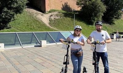 Kraków Guided E-Scooter Tour with Polish Food Tasting