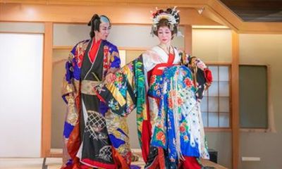 Samurai and Oiran Dance Show and Interactive Cultural Experience