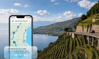 Lake Geneva Self-Guided Driving Audio Tour from Lausanne/Montreux