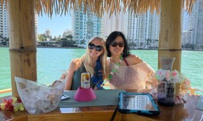 Cruise Miami River on a Tiki Boat