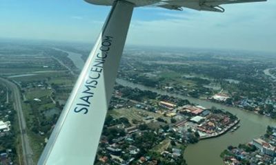Ayutthaya UNESCO Heritage Panoramic Flight Tour