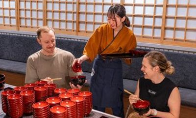 All You Can Eat Wanko Soba Challenge in Shibuya