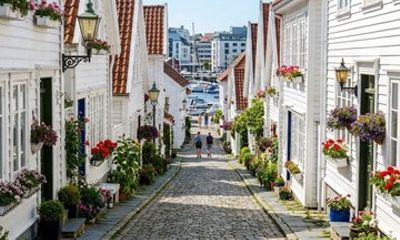 Stavanger Walking Tour of Historic Sites and Harbor