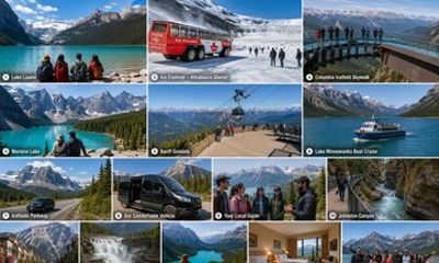 Banff, Jasper and Lake Louise Tour from Edmonton 3 Nights 4 Days