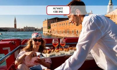 Sunset Lagoon Cruise with Venetian Aperitif & Music