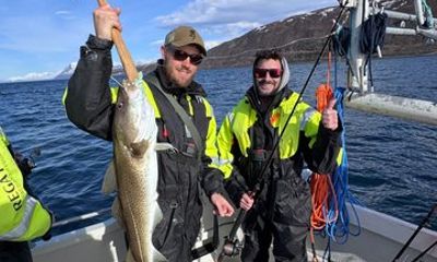 Private Fishing Tour Tromso Cabin Boat