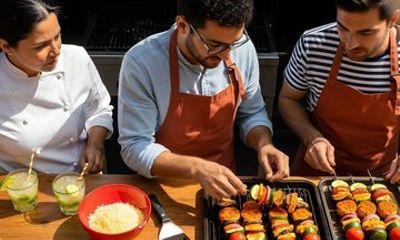 3hr BBQ Class in Lima with Drinks and Local Recipes