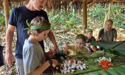 Jungle Trekking with Waterfall and Bamboo Cooking in Chiang Rai