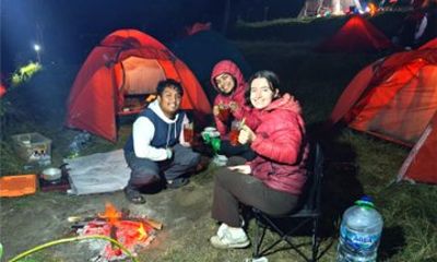 Merapi Volcano Overnight Camping Trip with Transfers