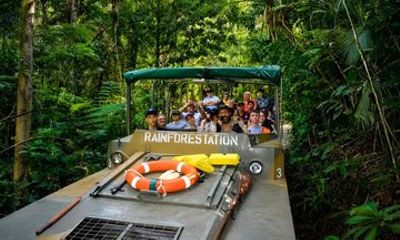 Kuranda Rainforestation with Army Duck and Scenic Train Tour