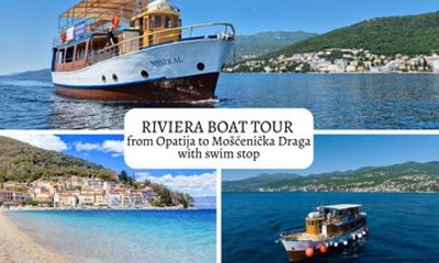 Riviera 3 Hour Scenic Boat Cruise from Opatija to M Draga