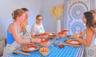 Agadir Moroccan pastry course tea and takeaway creations