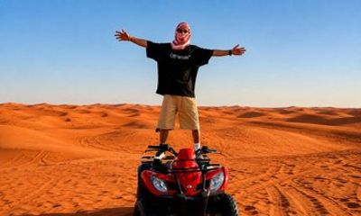 VIP Dubai Red Dunes Safari, Quad Bike, Dune Bashing, Camel & BBQ
