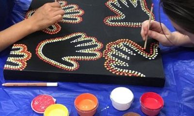 Sydney Aborignal Art and Sip Workshop