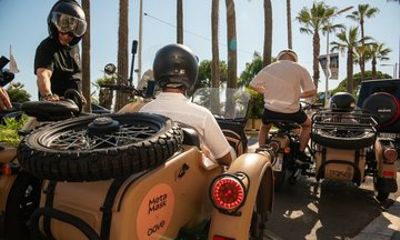 Private experience in vintage Sidecar from Nice to Monaco