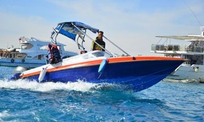 Private Speedboat to Orange Bay Island with Parasailing -Hurghada