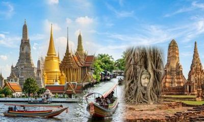 2 Day Combo Bangkok City Highlight Boat Ride and Ayutthaya UNESCO