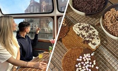 Haarlem: Combi Ticket Scenic Cruise + Stroopwafel workshop