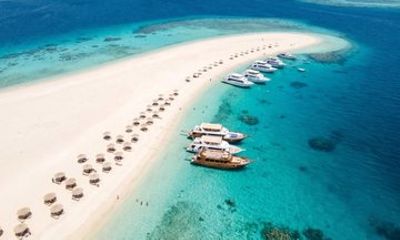 Orange Bay Island Snorkeling Cruise Hotel Transfers from Hurghada