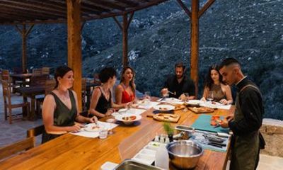 Naxos Open Fire Dining at Venetian Farmhouse - Ktima Korres