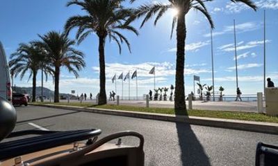 Gourmet ride in Nice by vintage Sidecar on the French Riviera