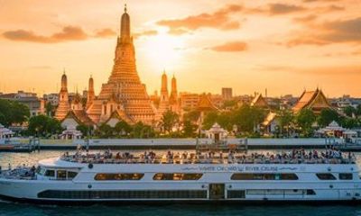 Chao Phraya White Orchid River Cruise Dinner Buffet Thailand