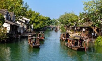 Lantern Cruise and Manor Tour Wuzhen and Nanxun Towns