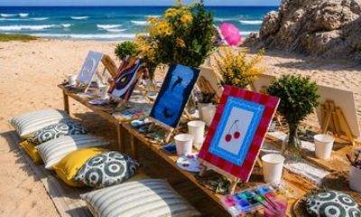 Albufeira Beach Painting Experience with Afro RnB