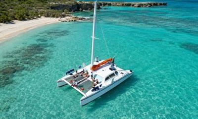 Private Catamaran to Bahia de las Aguilas Cabo Rojo