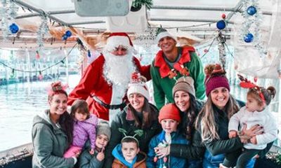 Jolly Express Cruise Holiday Sleigh Ride on Spa Creek