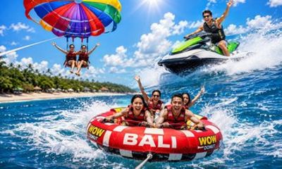 Bali Watersport Parasailing Adventure, Rolling Donut and Jetski