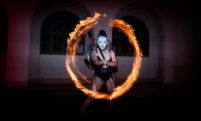 Fire Dance Class and Show for Groups in Waikiki